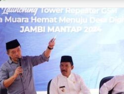 Al Haris Buka Akses Sinyal HP di Muara Hemat, Lakukan Video Call dengan Pj Bupati Asraf