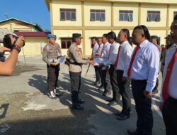 Kapolres Kerinci AKBP Muhammad Mujib Memberikan Penghargaan Gemilang kepada Personil dengan Kinerja Unggul
