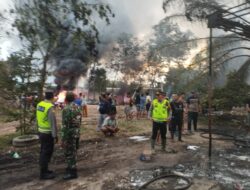 Polres Muba Amankan Pelaku Kebakaran Penyulingan Minyak di Babat Toman, Ini Sosoknya