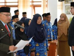 Bupati Eka Putra  Melantik Sebanyak 54 Pejabat Dilingkungan Pemerintah Tanah Datar