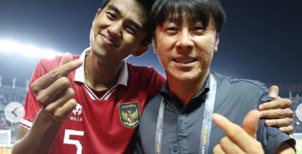 Shin Tae-yong kala melatih Timnas Indonesia.