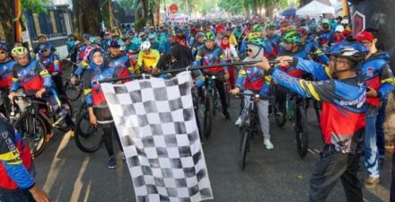 Event Gowes Padang Menawarkan Hadiah Umrah dan Sepeda