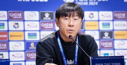 Pelatih Timnas Indonesia U-23, Shin Tae-yong .