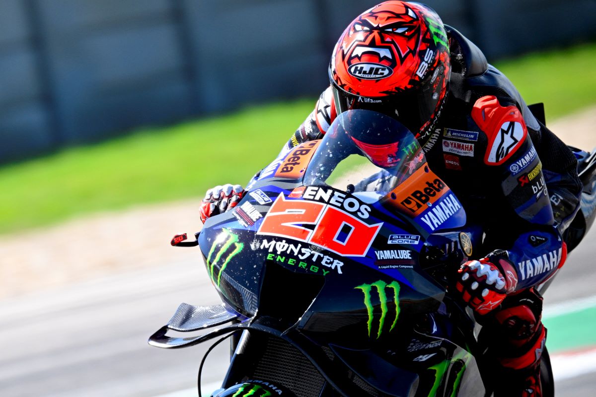 Pembalap Tim Monster Energy Yamaha, Fabio Quartararo.