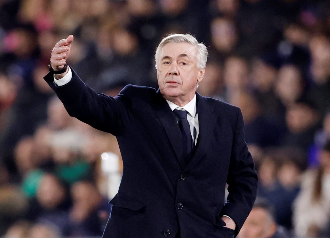 Pelatih Real Madrid, Carlo Ancelotti.
