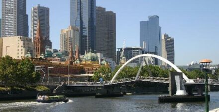 Kota Melbourne di Australia.