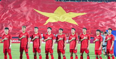 Timnas Vietnam U-23 siap mentas di Piala Asia U-23 2024.