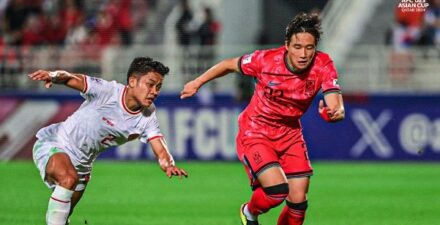 Timnas Indonesia U-23 vs Timnas Korea Selatan U-23 di Piala Asia U-23 2024.