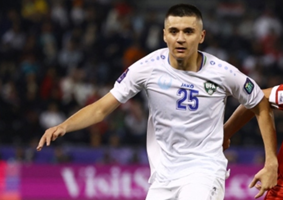 Abdukodir Khusanov kala membela Timnas Uzbekistan.