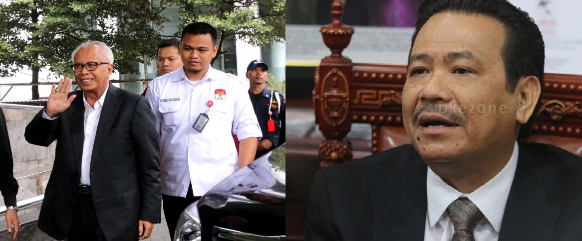 Ilustrasi adu bayaran selangit OC Kaligis dengan Otto Hasibuan.