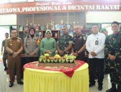 Bersama Forkopimda, Pj. wali Kota Hadiri Syukuran Yonif 131/Braja Sakti