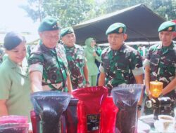 Menarmed 2 Kostrad Ramaikan Event Bazar Bersama Masyarakat Kota Malang