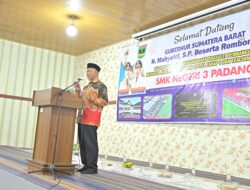 Resmikan Mushala, Edotel, dan Teaching Factory SMK 3 Padang, Gubernur Mahyeldi Tegaskan Pentingnya Peningkatan Kompetensi Pelajar