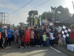 Jalan Sehat Meriahkan Hari Raya Idul Fitri di Nagari Panampuang
