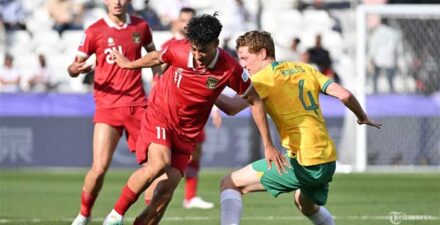 Timnas Indonesia U-23 vs Australia.