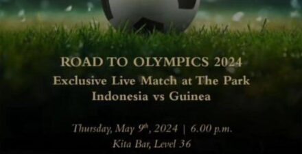 Nikmati tawaran menarik dari nonton bareng Timnas Indonesia U-23 di The Park.