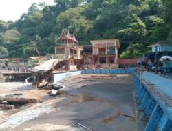 Kolam Renang Hancur, Distribusi Air Terputus akibat Banjir di Padangpanjang