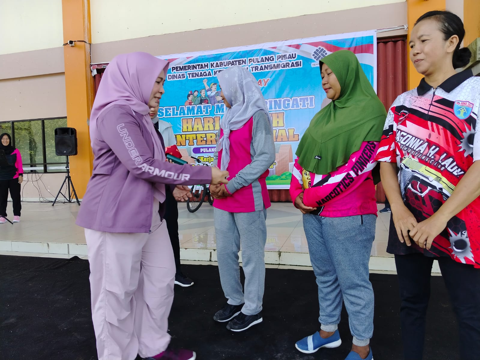 Pemerintah Kabupaten Pulang pisau Memperingati hari buruh internasional.