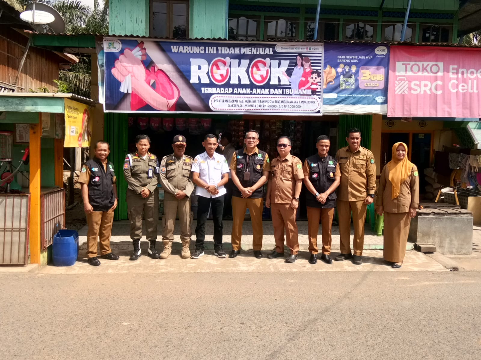 Pengawasan implementasi Kawasan Tanpa Rokok (KTR).