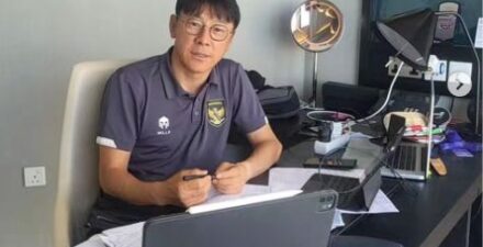 Pelatih Timnas Indonesia, Shin Tae-yong.