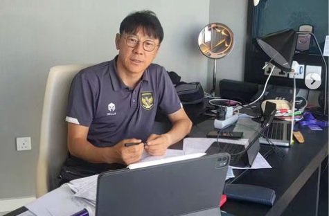 Pelatih Timnas Indonesia, Shin Tae-yong.
