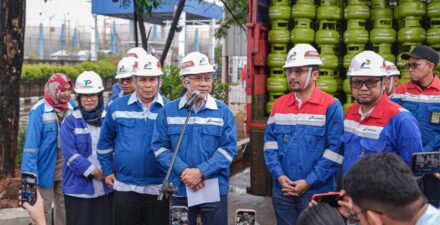 Menteri Perdagangan Tinjau Distribusi LPG di SPBE Tanjung Priok