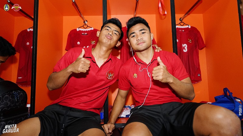 Pratama Arhan dan Asnawi Mangkualam Bahar.
