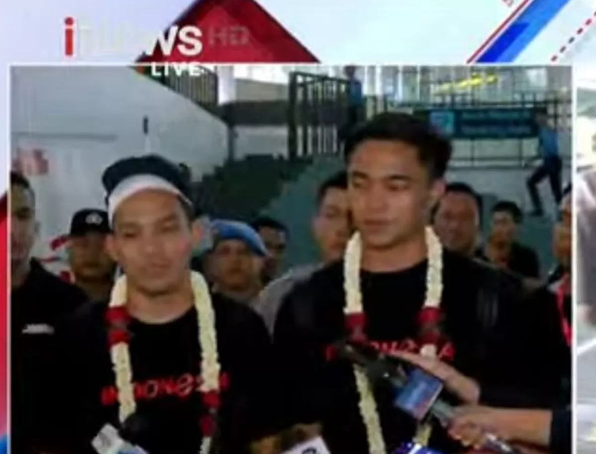 Witan Sulaeman kala tiba di Tanah Air usai membela Timnas Indonesia U-23.