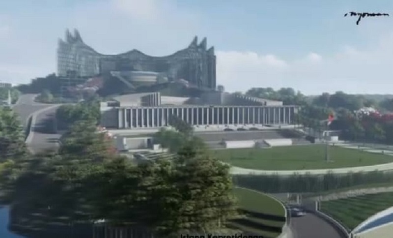 Proyek pembangunan IKN tahap 6 .