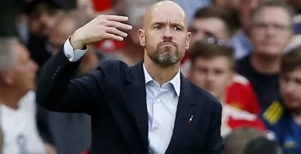 Pelatih Manchester United, Erik Ten Hag.