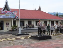 Polres Solok Selatan Gelar Apel Siaga Terkait Mayday
