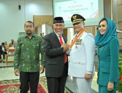 Gubernur Mahyeldi Lantik Andree Harmadi Algamar Sebagai Penjabat Walikota Padang