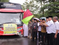 204 JCH Kota Payakumbuh Bertolak Ke Embarkasi Padang