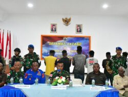 Pangkalan TNI Angkatan Laut Timika Tangkap Tujuh Pelaku Penjarahan dan Pengancaman ABK Kapal