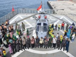 Empat Kapal Perang TNI Angkatan Laut Tiba di Fakfak
