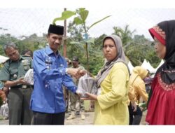 Keluarga Penerima Manfaaat di Kecamatan Sangir Jujuan Terima Bantuan BP-CBP