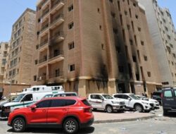 Kebakaran Gedung Mangaf, 30 Warga India Dirawat, 17 Dipulangkan