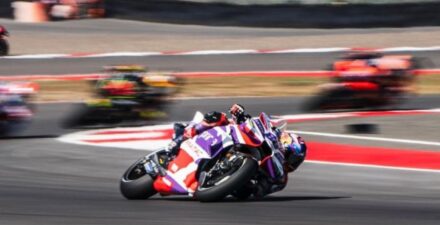 Jorge Martin saat tampil di MotoGP Mandalika 2023.