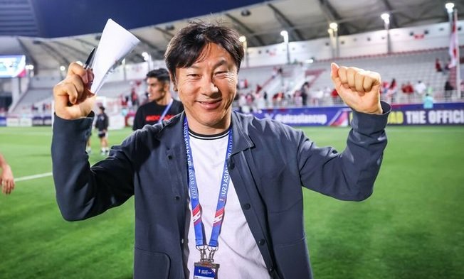 Pelatih Timnas Indonesia, Shin Tae-yong.