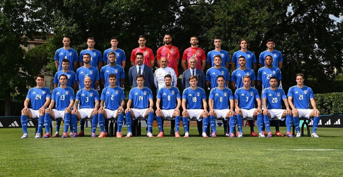 Para pemain Timnas Italia.