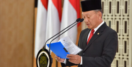 Arifin Tasrif Lantik Luky Agung Yusgiantoro sebagai Sekretaris SKK Migas