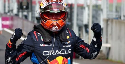 Pembalap Tim Red Bull Racing, Max Verstappen.