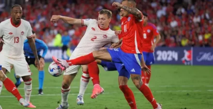 Timnas Kanada vs Timnas Cile di Copa America 2024.