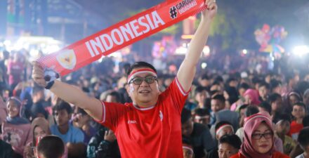 Ribuan Masyarakat Payakumbuh Nobar Saksikan Timnas U-23