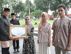 Tepat di Hari Lahir Pancasila, Gubernur Sumbar Berikan Penghargaan Kepada Alm Haryanto