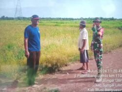 Babinsa Koramil 401-01/SL dan Kelompok Tani Bersinergi Untuk Ketahanan Pangan