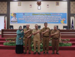 Pj Wako Suprayitno Hadiri Sosialisasi ILP Puskesmas, Pustu Dan Posyandu