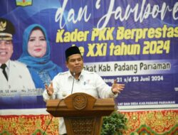 Jambore Kader PKK Tahun 2024 Menguatkan Silaturahmi Bermakna Sesama Kader PKK se-Padang Pariaman