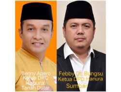 Gelar Doktor Dikukuhkan Kepada Febby Dt.Bangso, Ketua DPC Hanura Tanah Datar Benny Apero Berikan Ucapan Selamat