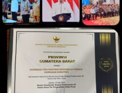 Provinsi Sumbar Berhasil Terpilih Sebagai Nominasi TPID Berkinerja Terbaik Kawasan Sumatera